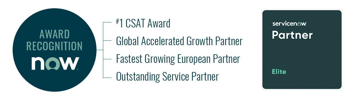 Award recognition, ServiceNow, ServiceNow Elite Partner, Crossfuze