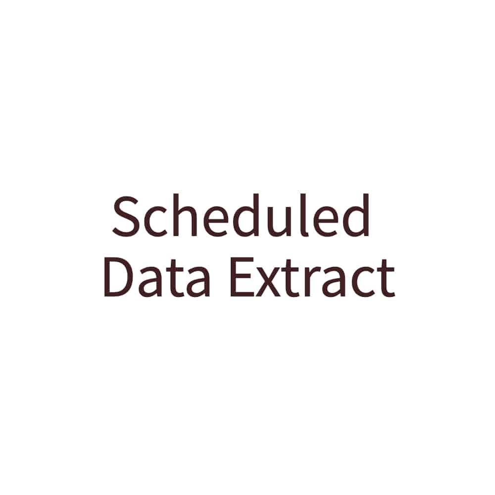 Scheduled Data Extract, ServiceNow Integration, Crossfuze