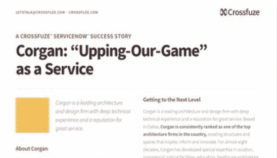 Case Study | Corgan Ups Their Game with Crossfuze Managed Now