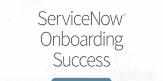 eBook | ServiceNow Onboarding Success