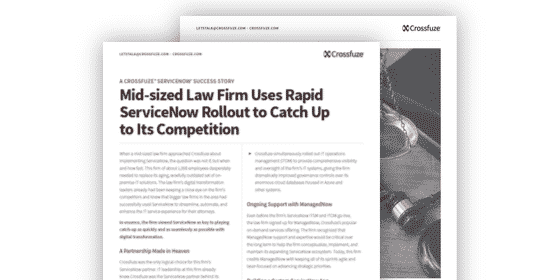 Anonymous (Mid-Sized Law Firm) Case Study - Crossfuze