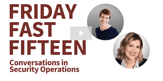 Friday Fast Fifteen - Conversations in Security Operations - Crossfuze