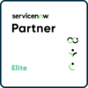 ServiceNow Elite Partner Badge - Crossfuze